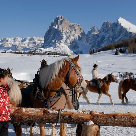 Dolomites Living Hotel Tirler Alpe Di Siusi Bagian luar foto
