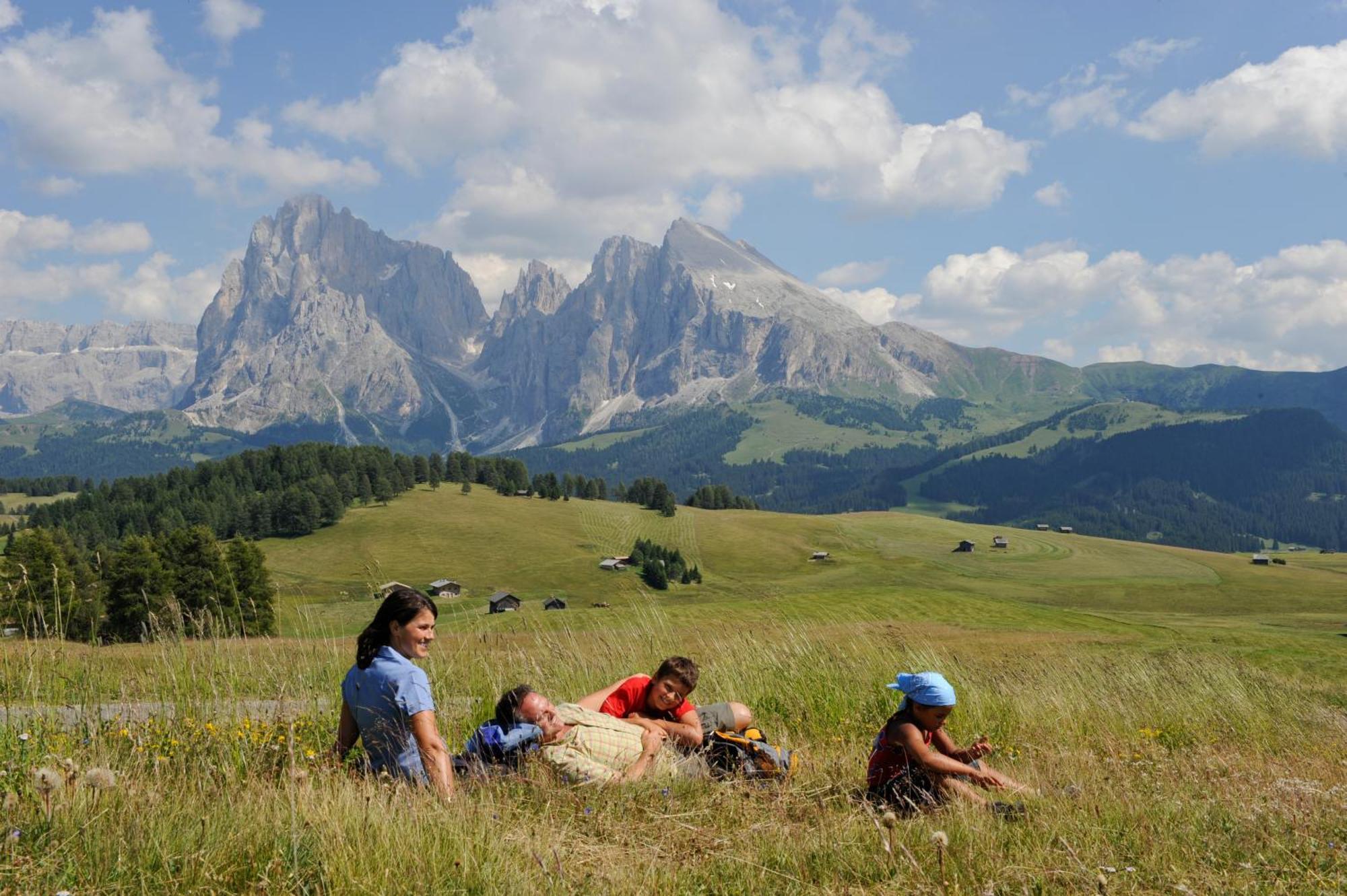 Dolomites Living Hotel Tirler Alpe Di Siusi Bagian luar foto